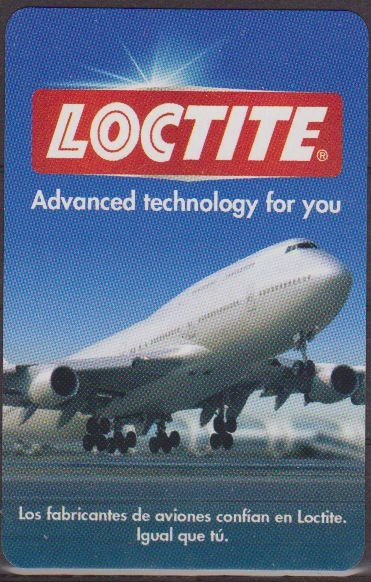 Calendario Bolsillo Loctite 2010 Heraclio Fournier Pocket Calendar Kalender Calendrier Kalendar 